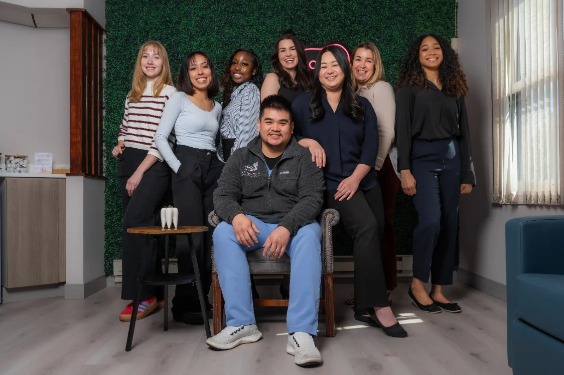 The Wobbly Tooth dental team in Frederick, MD, led by Dr. Joe Nguyen, DDS, PhD